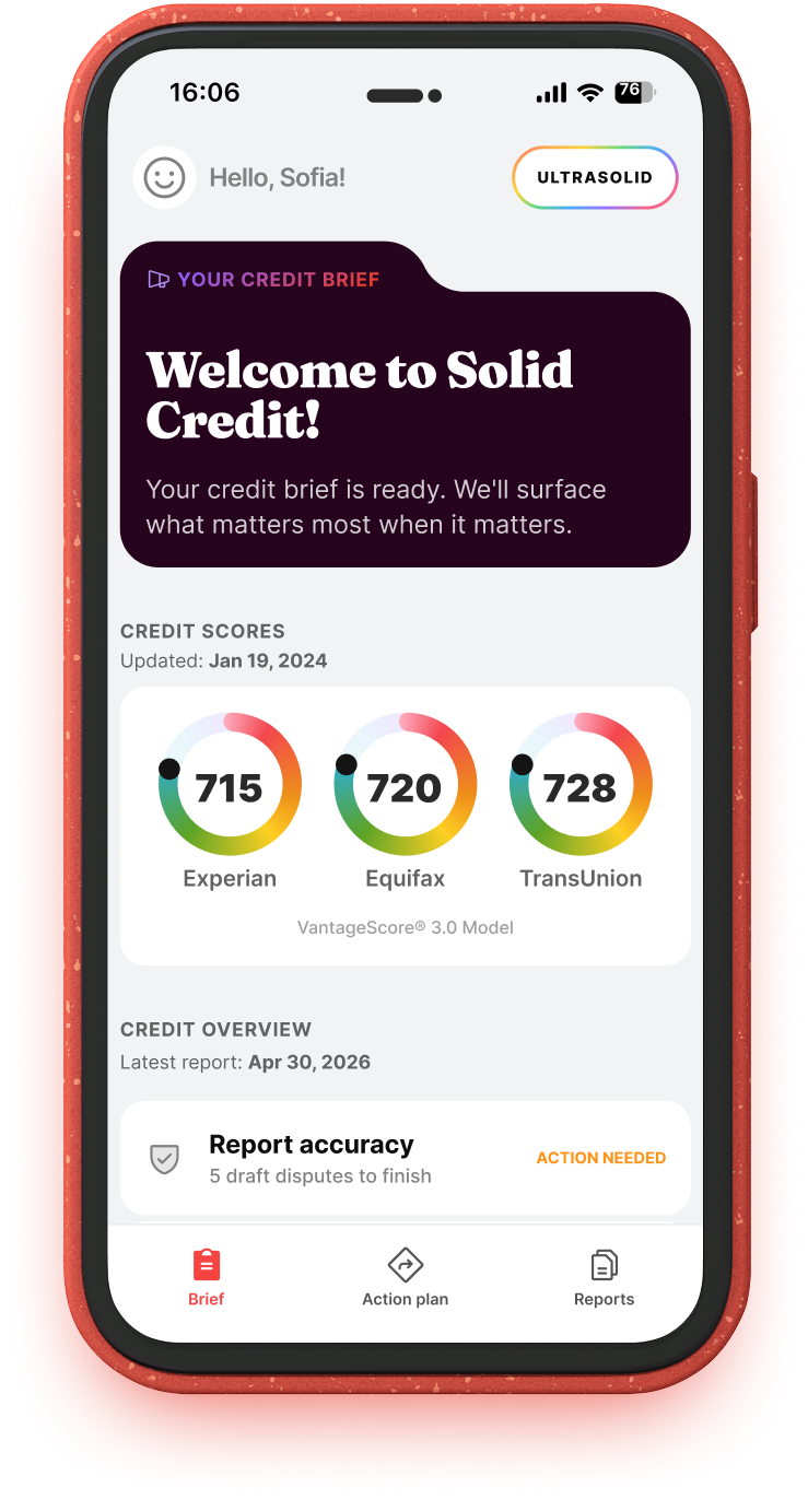 Solid Credit app